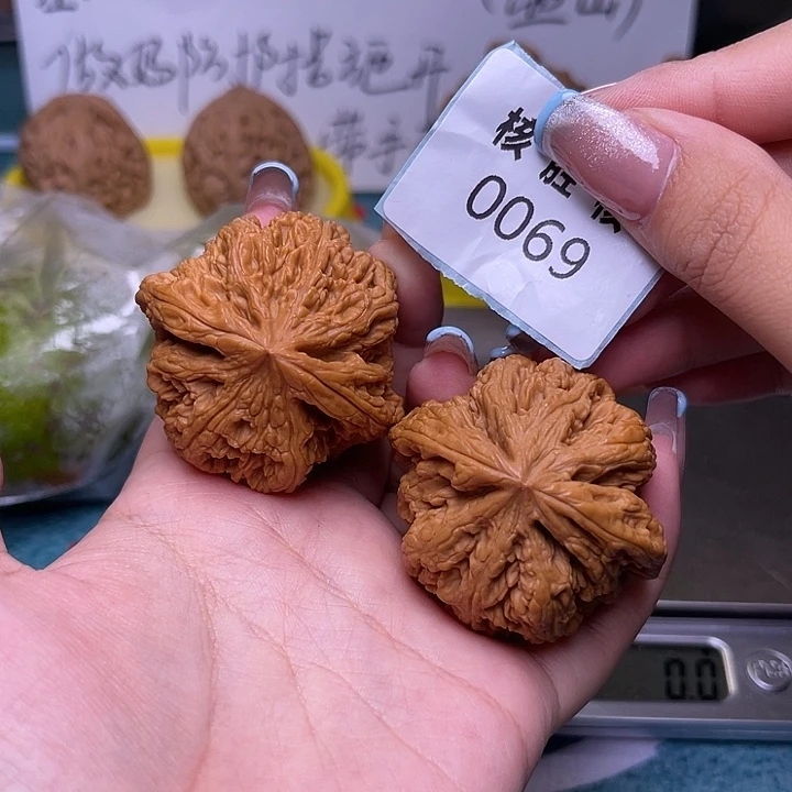 文玩核桃把件粗筋45.0069