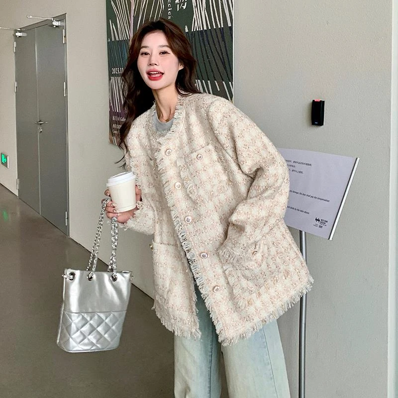 独特漂亮精致小香风外套女春秋2025年超火好看千金高级感气质上衣