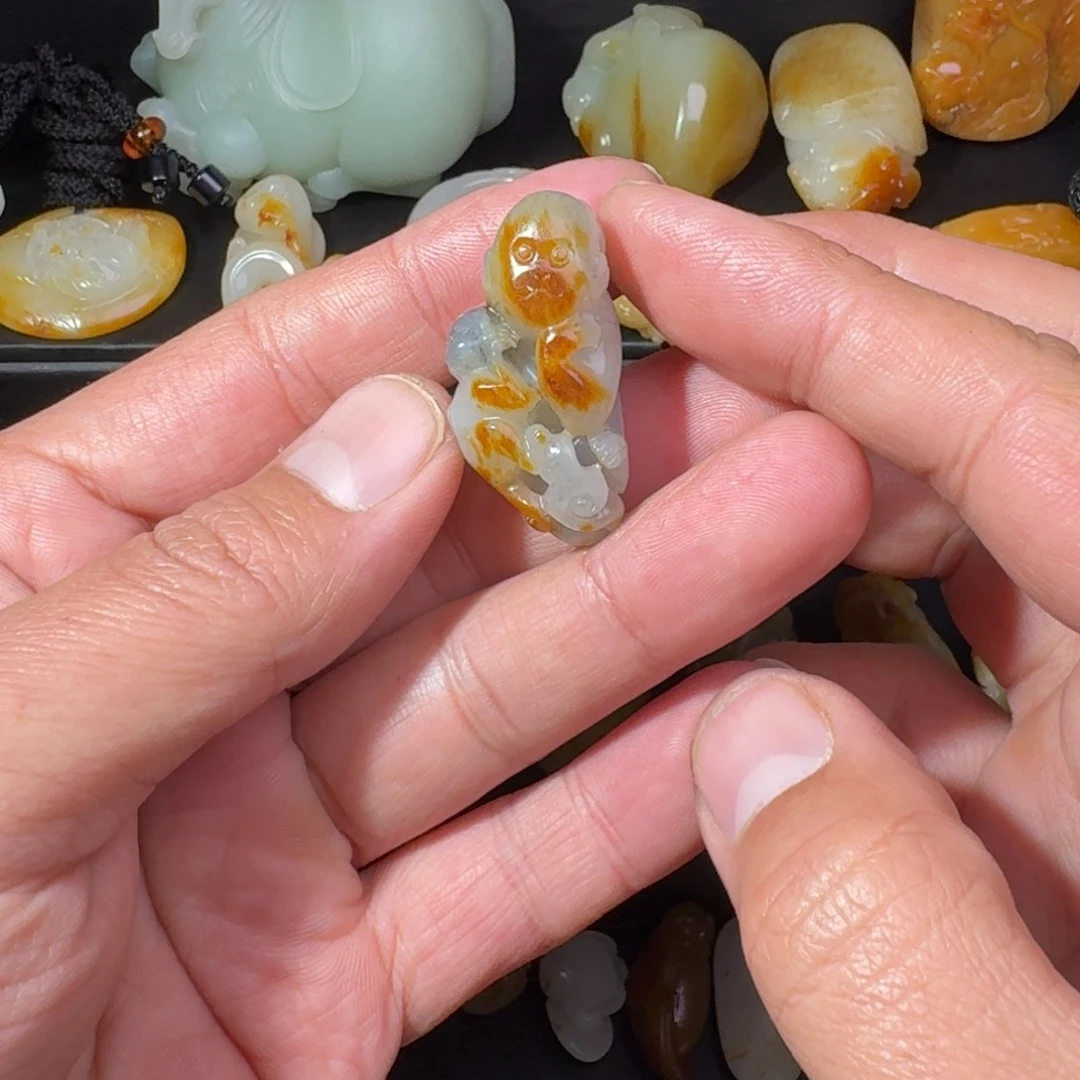 和田玉未镶嵌吊坠(不含链)