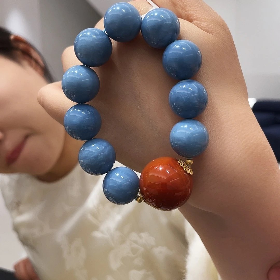 南红玛瑙未镶嵌手链