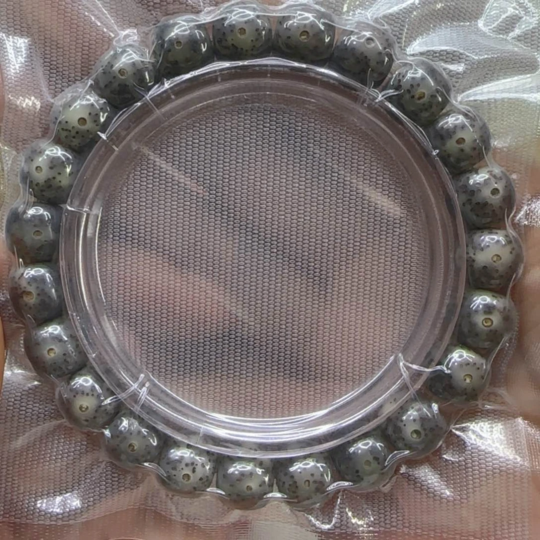 星月菩提手串93殿堂黑冰星月菩提1.0桶单圈