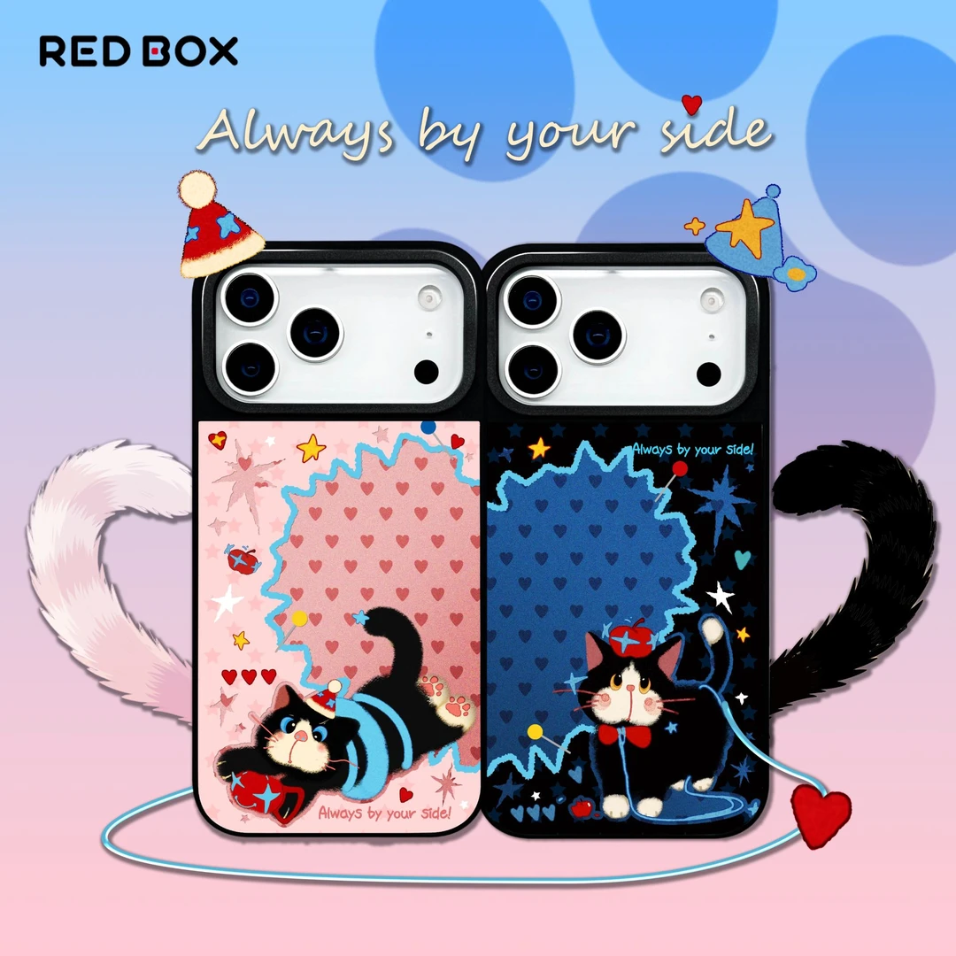 REDBOX ”美美Sunday”CP系列iPhone17原创磁吸镜面手机壳
