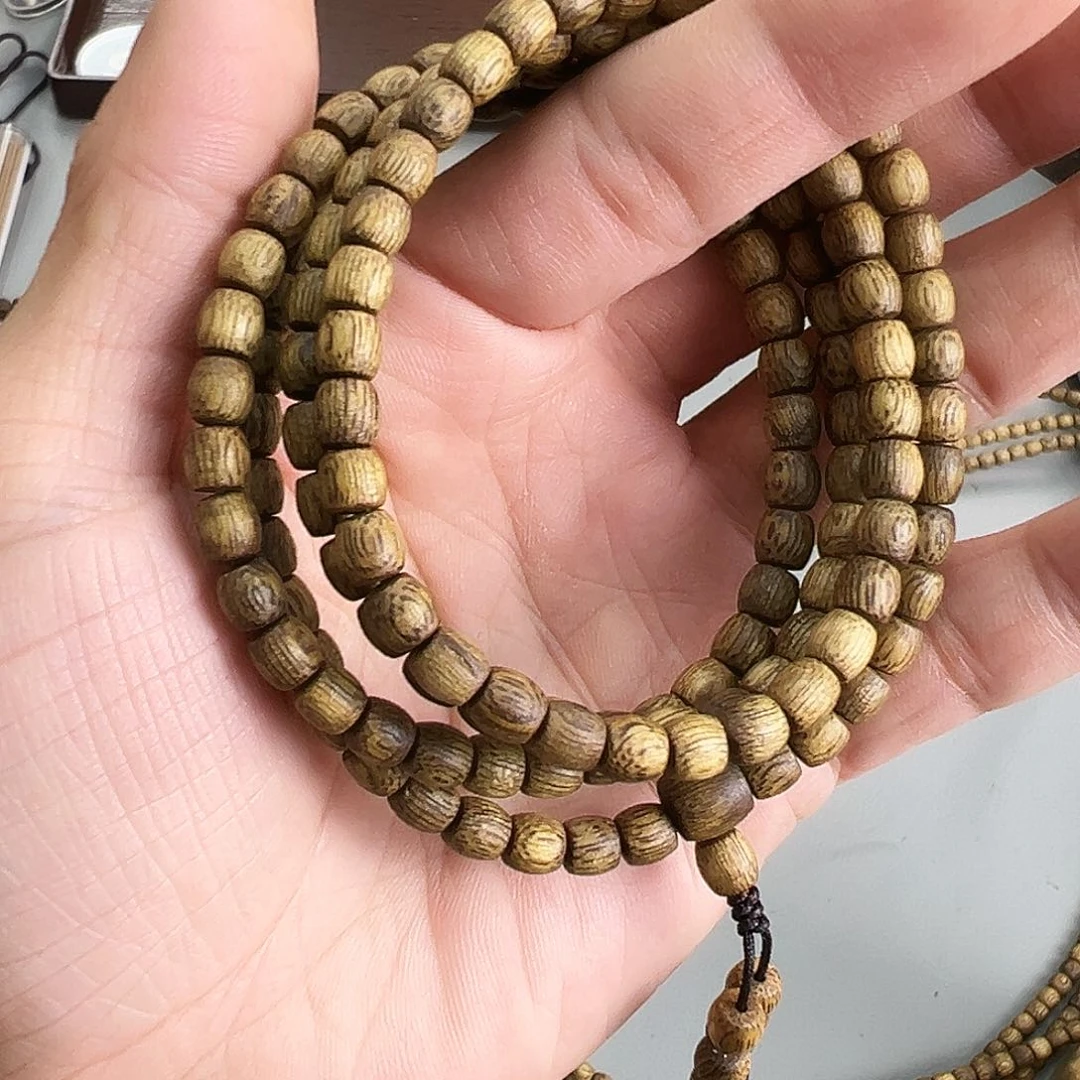 沉香沉香香囊海南红金泥0.5mm鼓珠多圈9克高油脂多样性发一