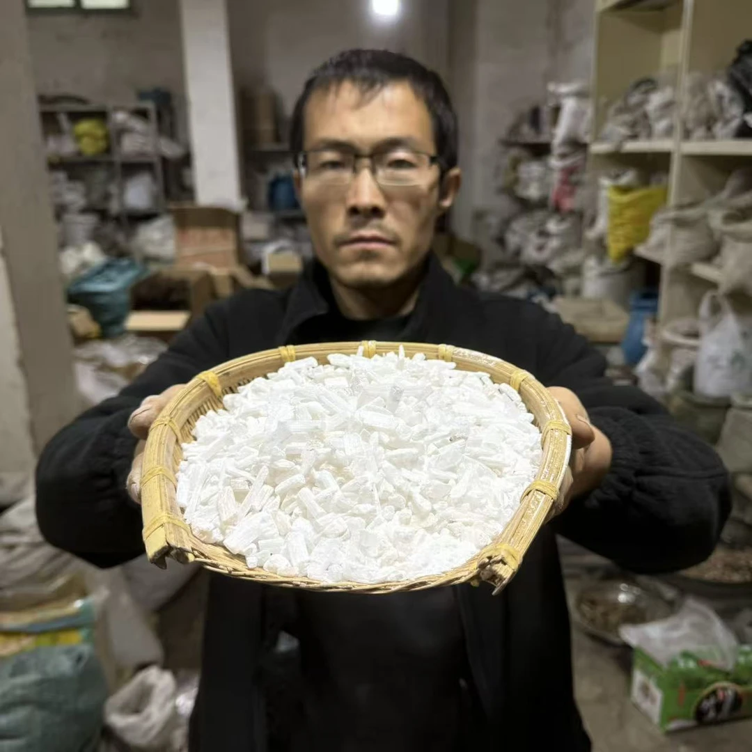 湖北生石膏颗粒块可打粉 中药材石膏白虎