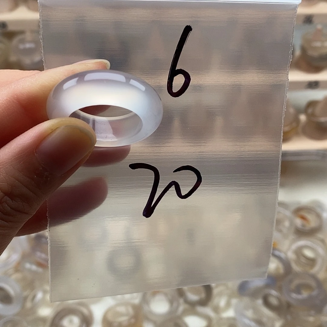 未镶嵌戒指玛瑙/玉髓小**学