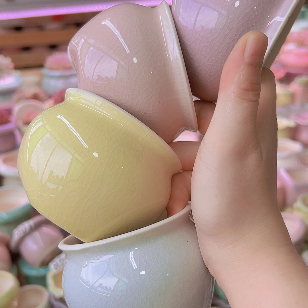 陶瓷花盆当场满12包邮