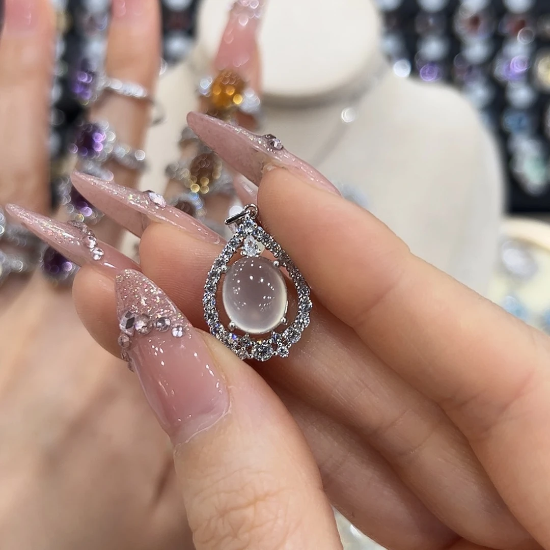 岫玉银S925镶嵌戒指耳***醒