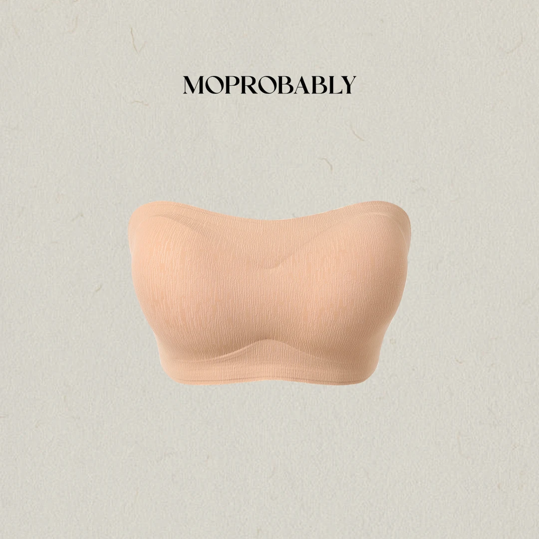 Moprobably李予诺「隐贴无肩带」舒适防走光打底背心L5286002