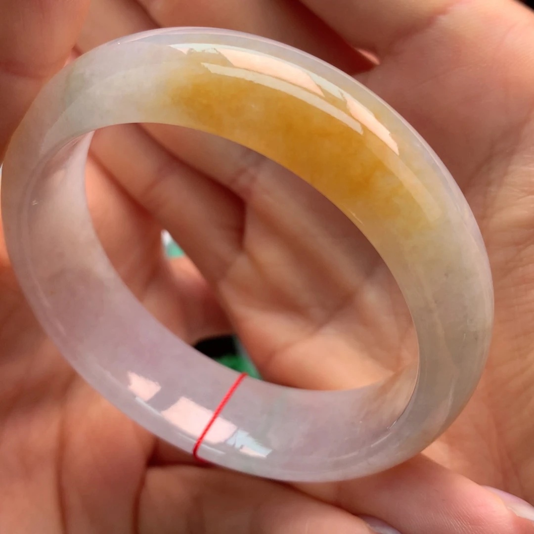 翡翠手镯未镶嵌羽*天然翡翠手镯