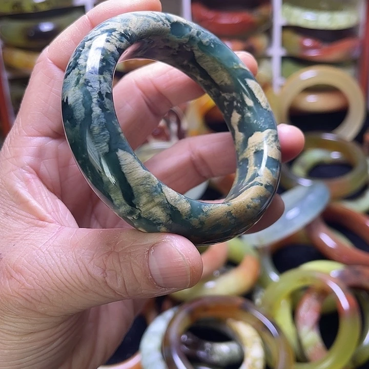 蛇纹石玉合金手镯