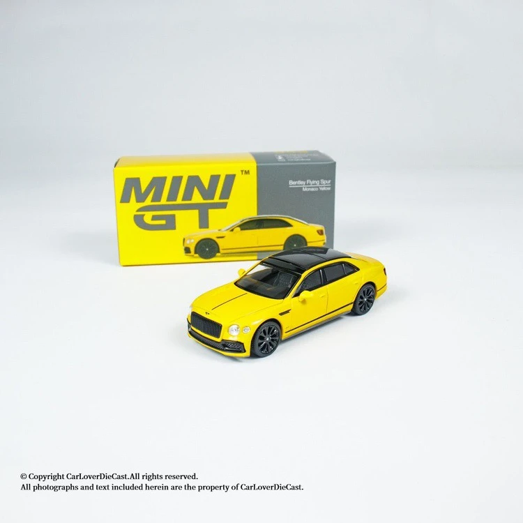 MINIGT 955 Bentley Flying 宾利飞驰 黄色 合金汽车模型