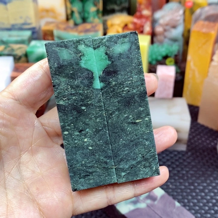 青田石印石明*缅甸石头