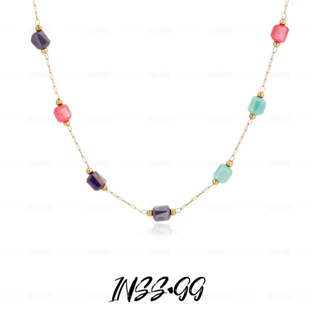 钛钢仿水晶项链 INSS·GG【Shine｜闪耀系列】crystal彩晶手工项链