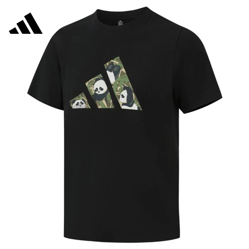 【商城】流光风adidas阿迪达斯夏日户外男子运动休闲短袖T恤KC1500