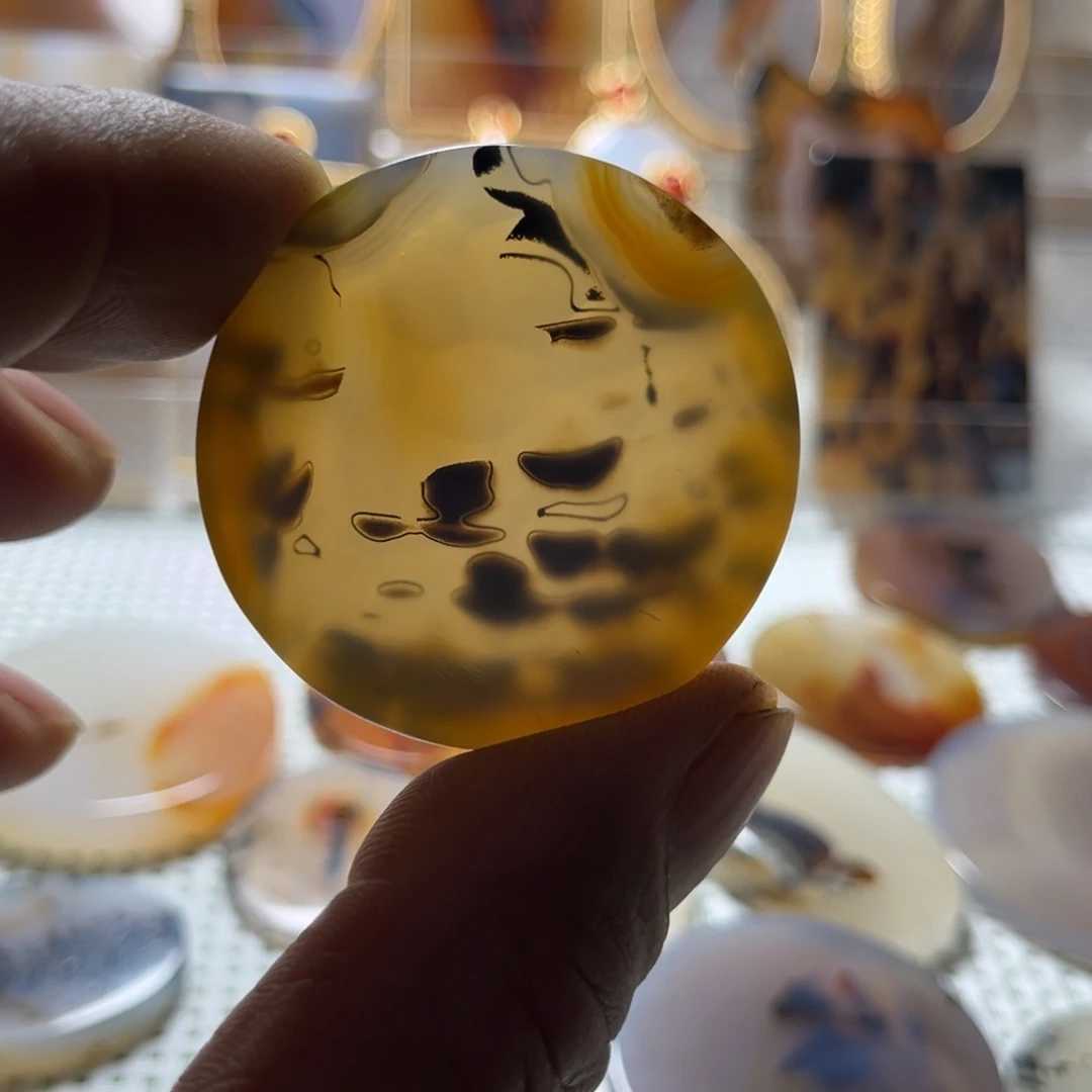 玛瑙/玉髓未镶嵌吊坠(不含链)