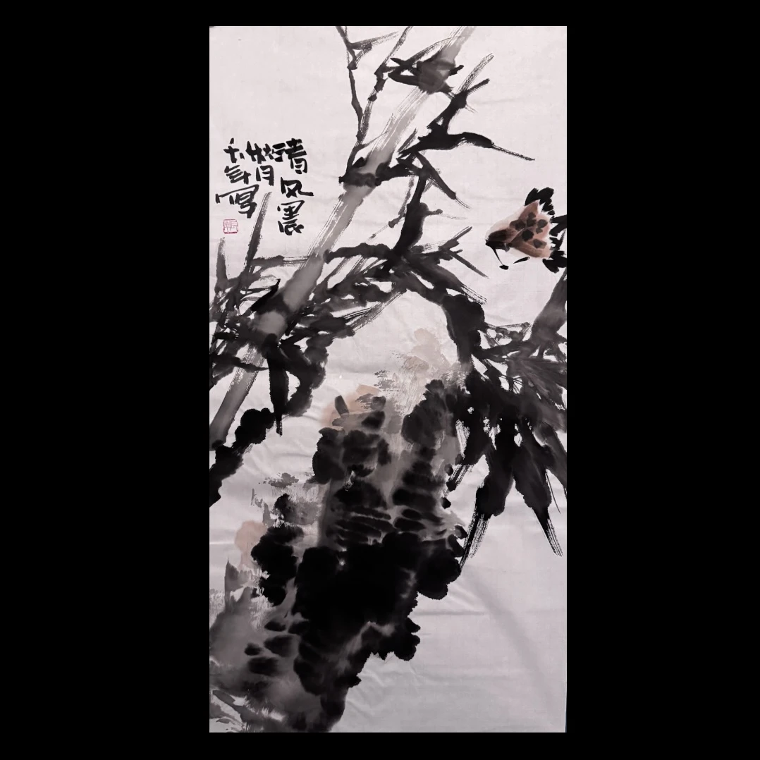 靳长年老师 三尺整张 大写意花鸟精品 32