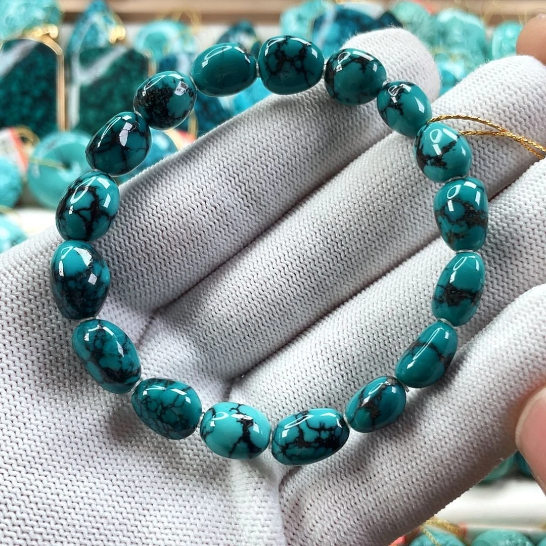 绿松石未镶嵌车挂