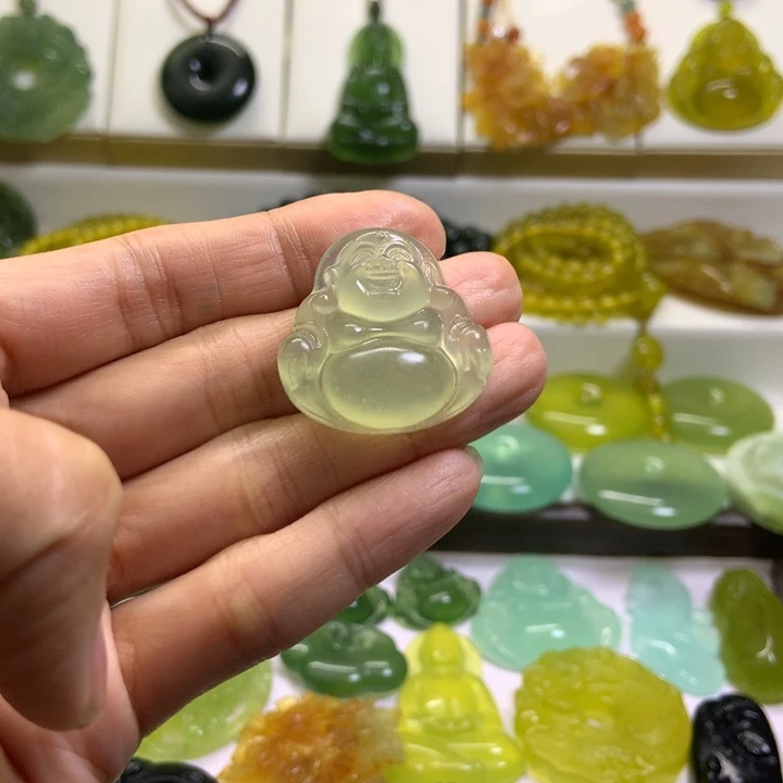 【闪购商品】未镶嵌蛇纹石玉颈饰