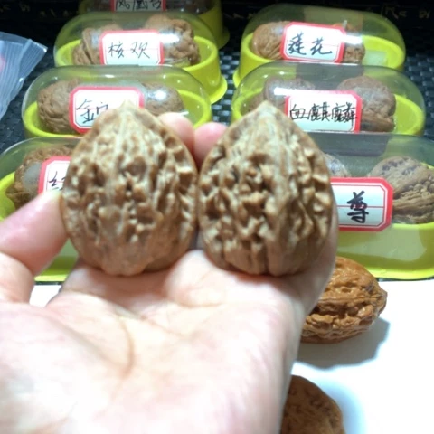 吊坠文玩核桃原桩大红袍