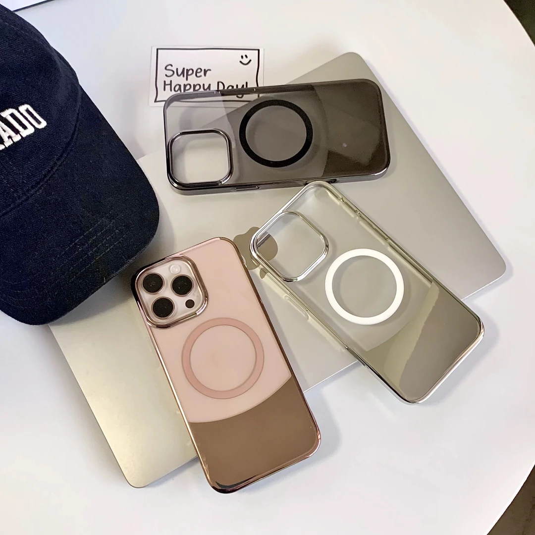 适用苹果16promax手机壳新款散热磁吸iPhone13超薄磨砂镂空高级感