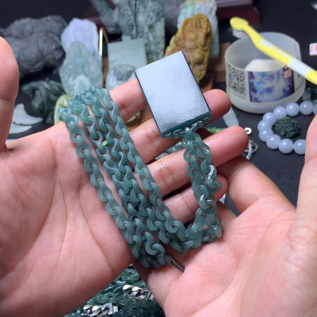 刘***三定制翡翠未镶嵌翡翠