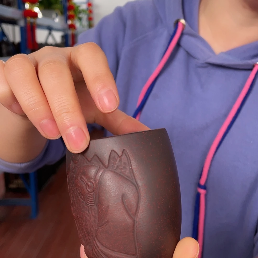 紫砂茶杯高货放漏