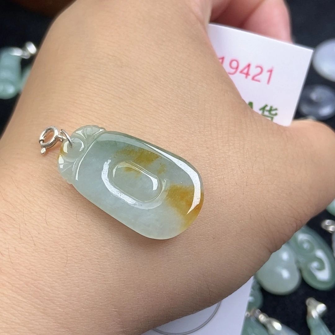 翡翠未镶嵌颈饰天然