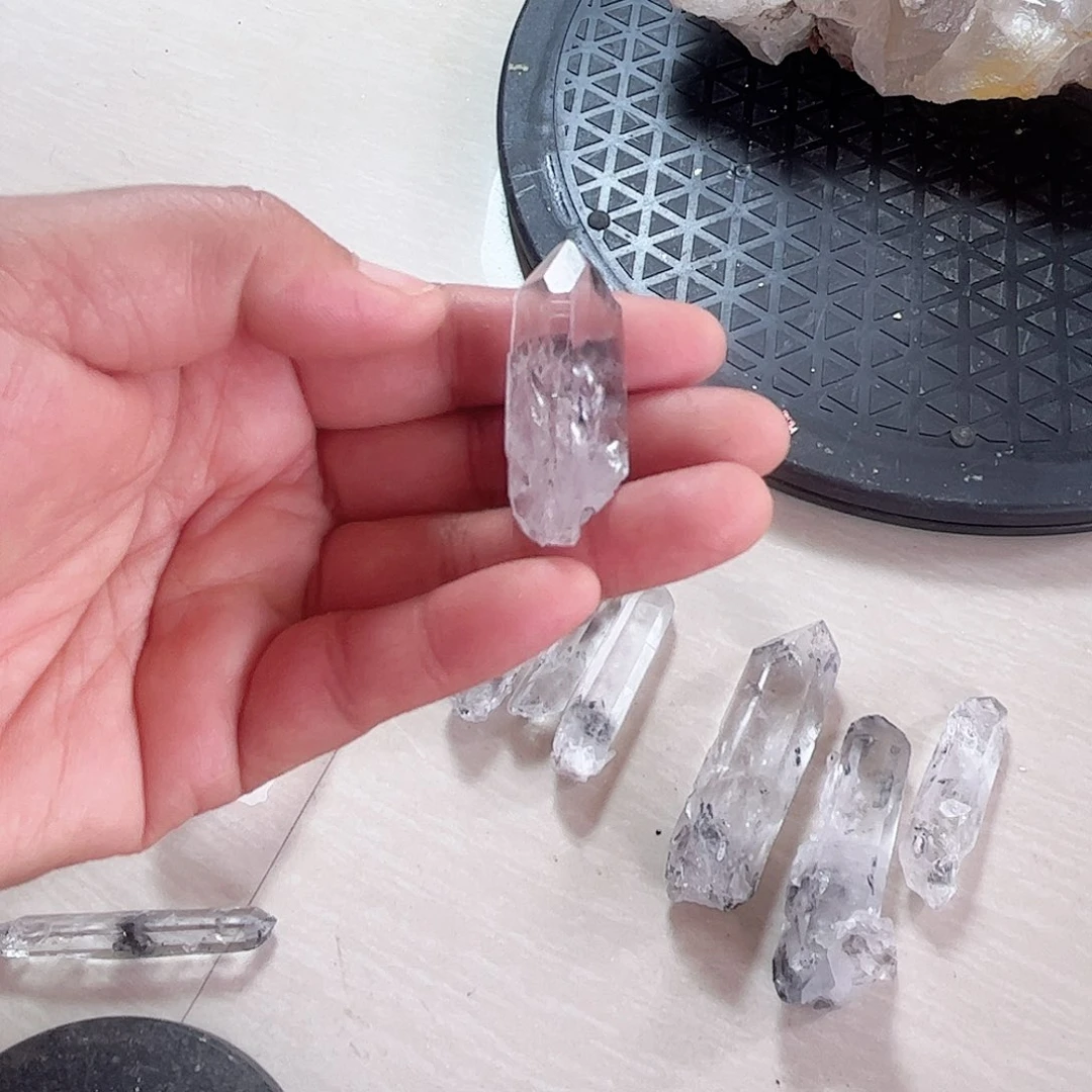 水晶天然水晶原石未镶嵌风*