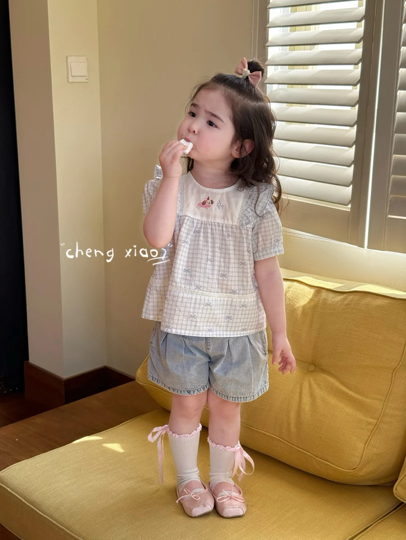 （橙小七）小衫XQ5221短裤XQ5219