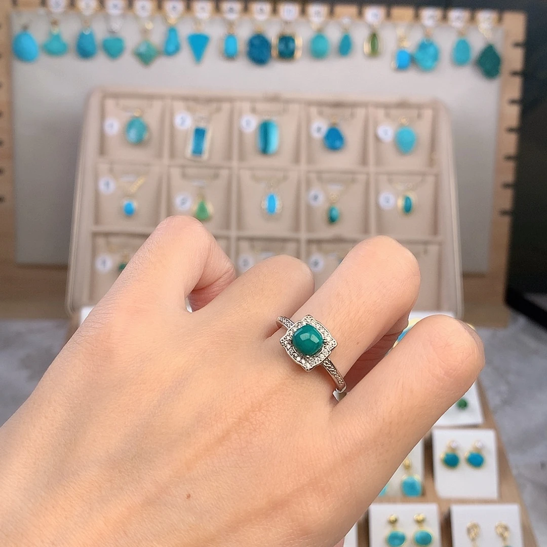 合金绿松石戒指绿松石合金