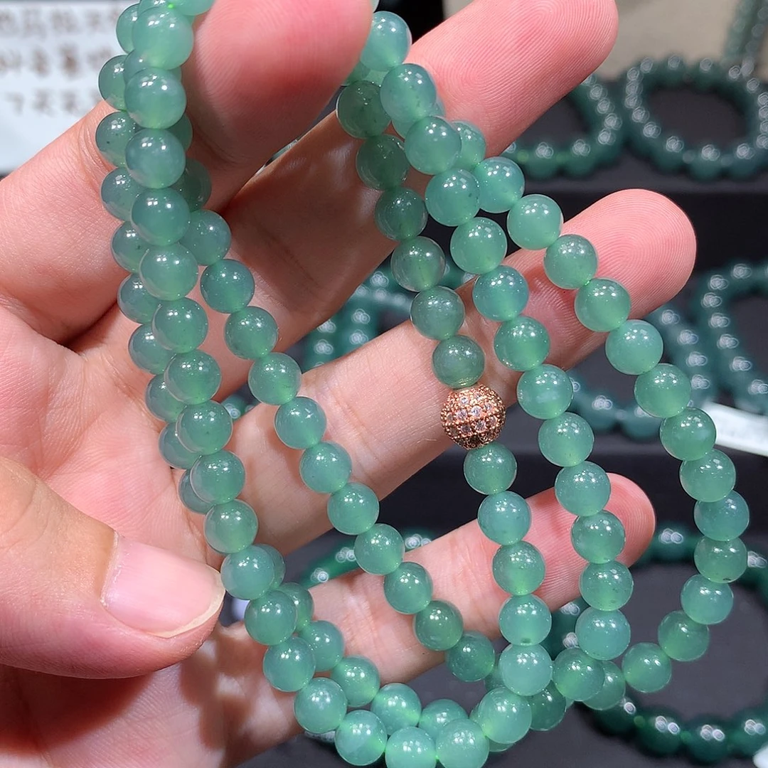 未镶嵌手链翡翠天然a货翡翠项链6.5