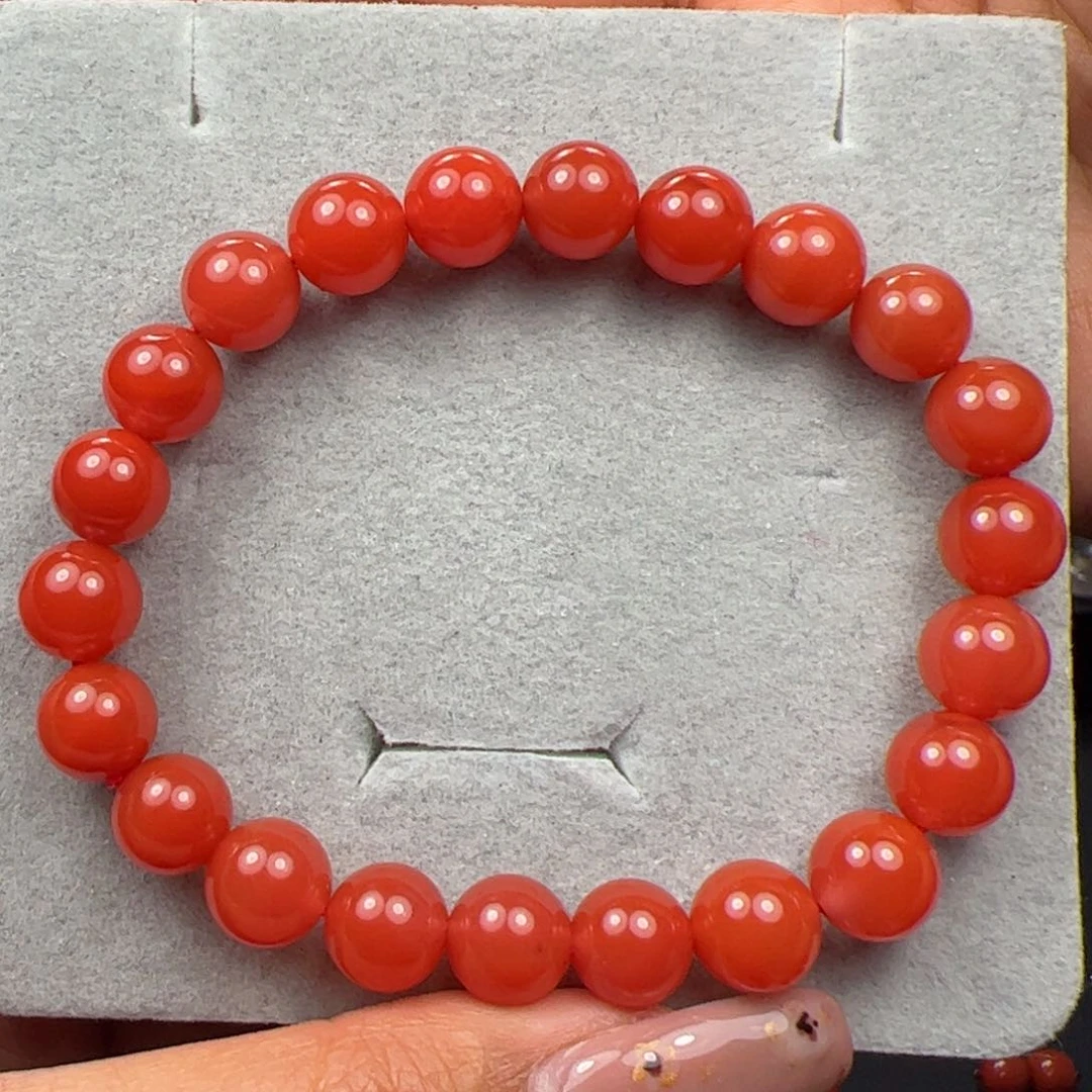未镶嵌8+手串南红玛瑙