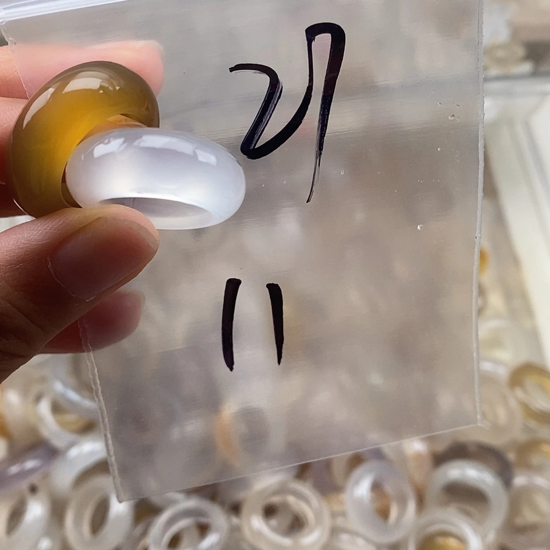 未镶嵌戒指玛瑙/玉髓?****?