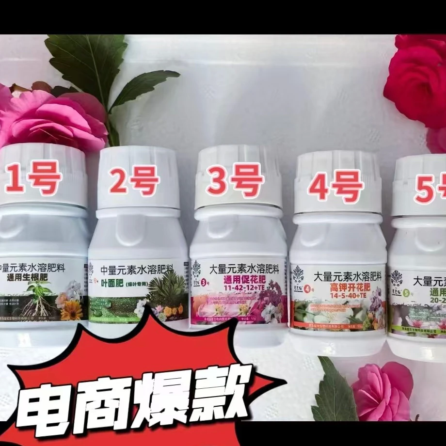 花卉绿植专用肥促花绿叶生根营养组合园艺肥料