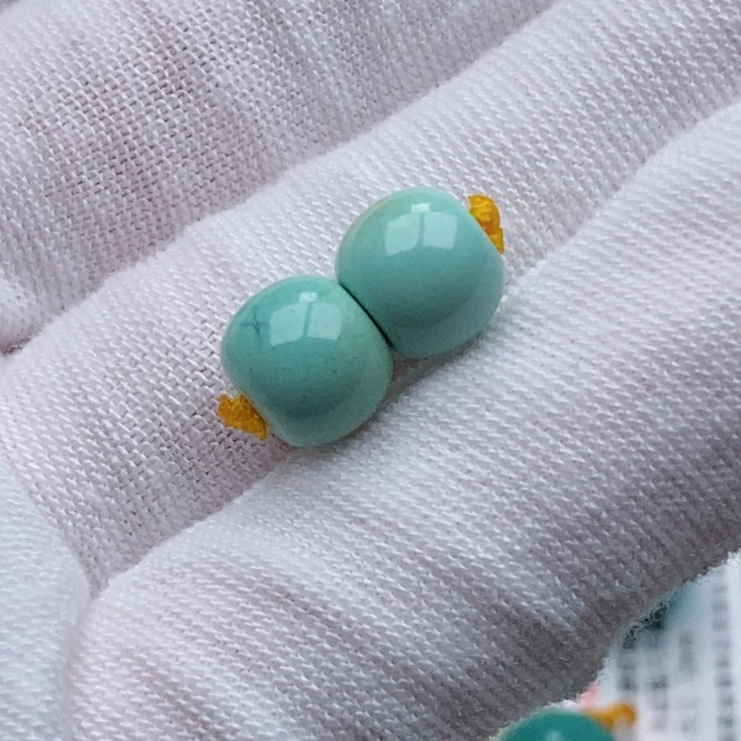 未镶嵌绿松石珠宝奇石尺寸8mm
