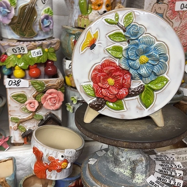 粗陶材质多肉花盆