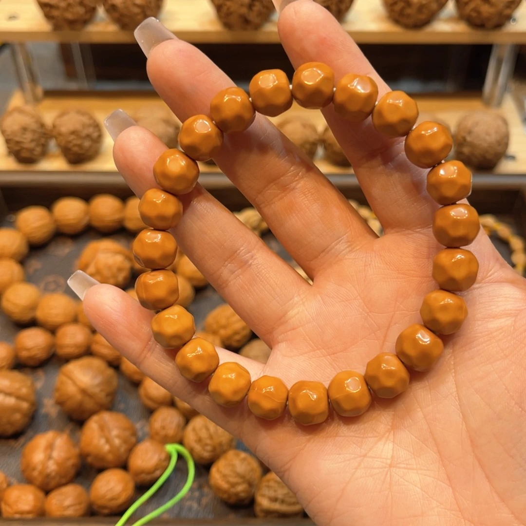 文玩核桃把件猴头无相手串