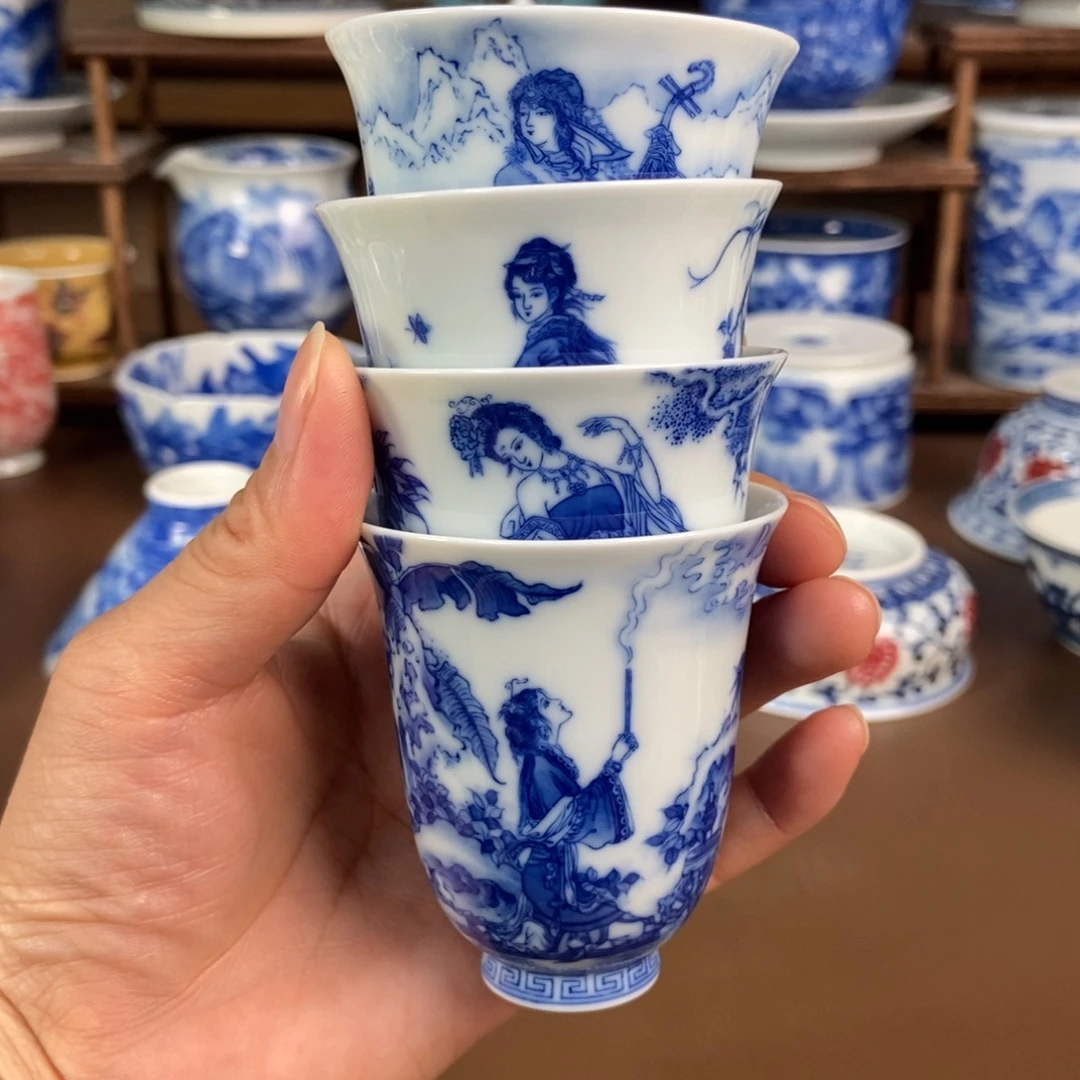 杯景德镇陶瓷手工手绘