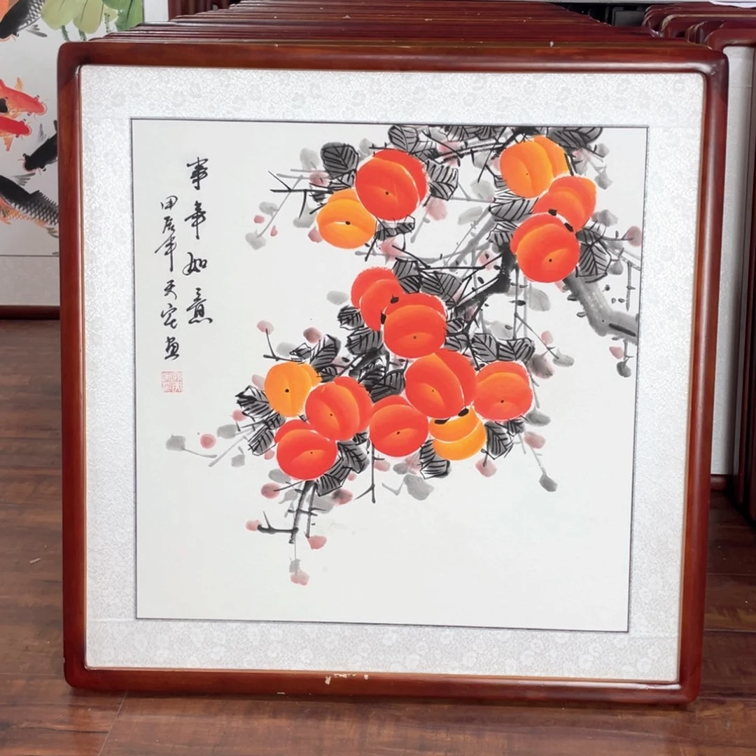 国画带框尺寸63*63厘米