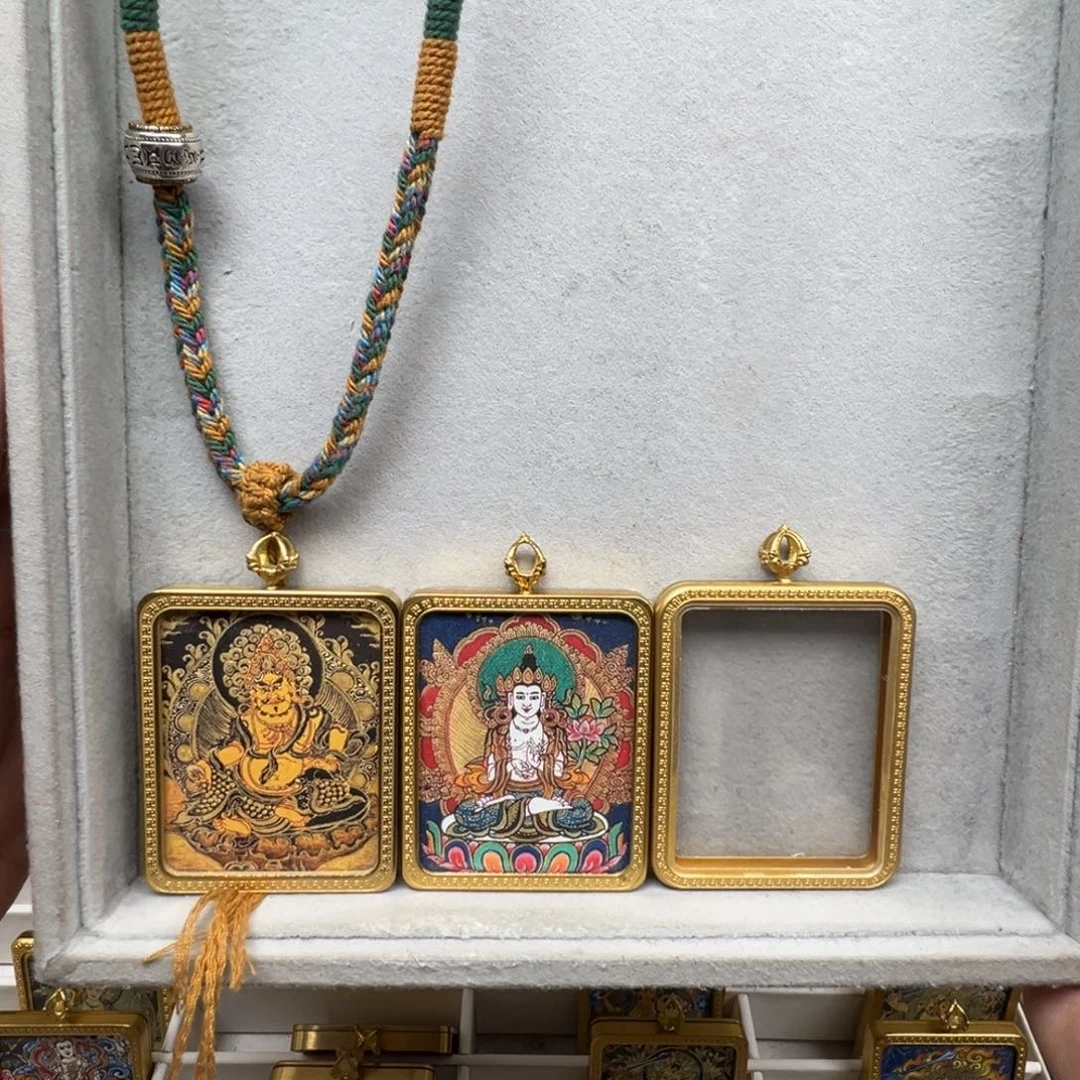 吊坠沉***望铜双面黄老爷大势至绳子5号