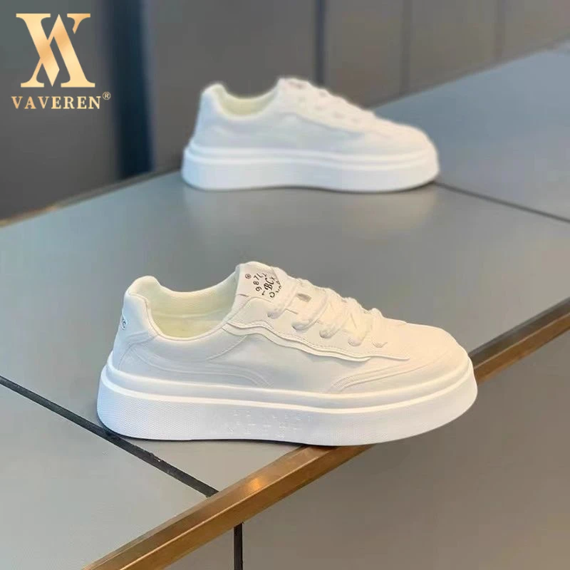 男士鞋2025春夏季新款布面小白鞋系带时尚板鞋潮流透气爆款休闲鞋