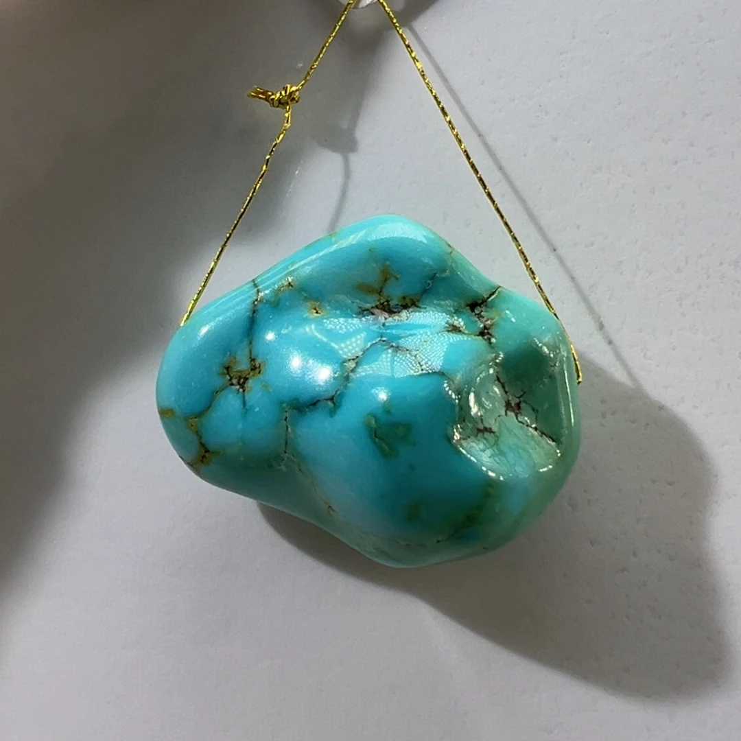 绿松石未镶嵌挂件