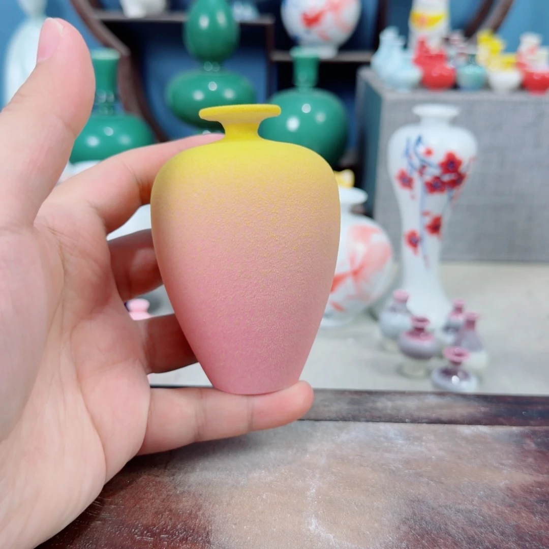 陶瓷手工小花器摆件