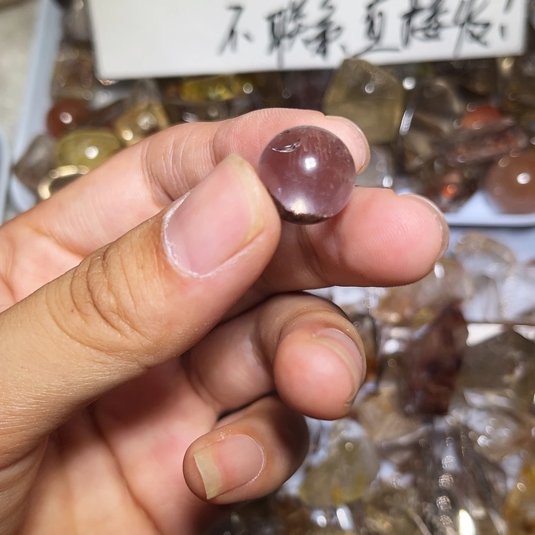 甜***️烟晶戒指银S925镶嵌