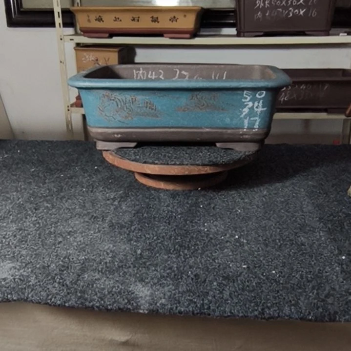 花盆紫砂绿色小号马槽