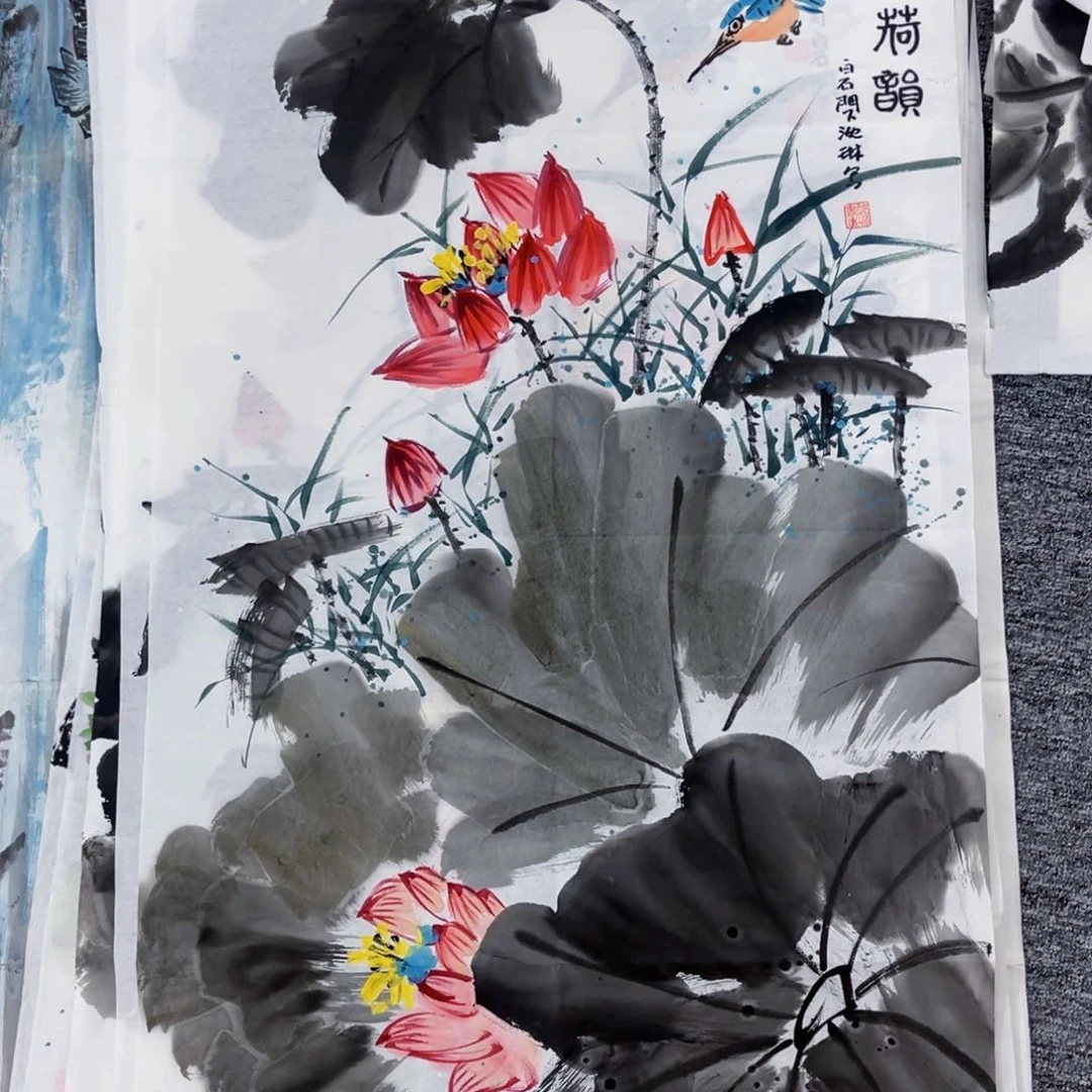 国画绘画绘画沈老师作品100.50