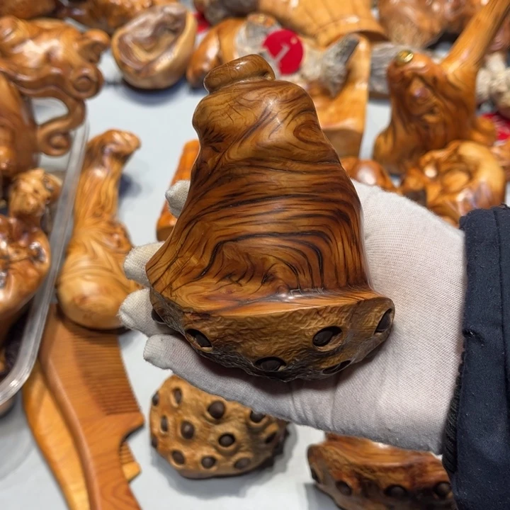 柏木手把件把玩把玩