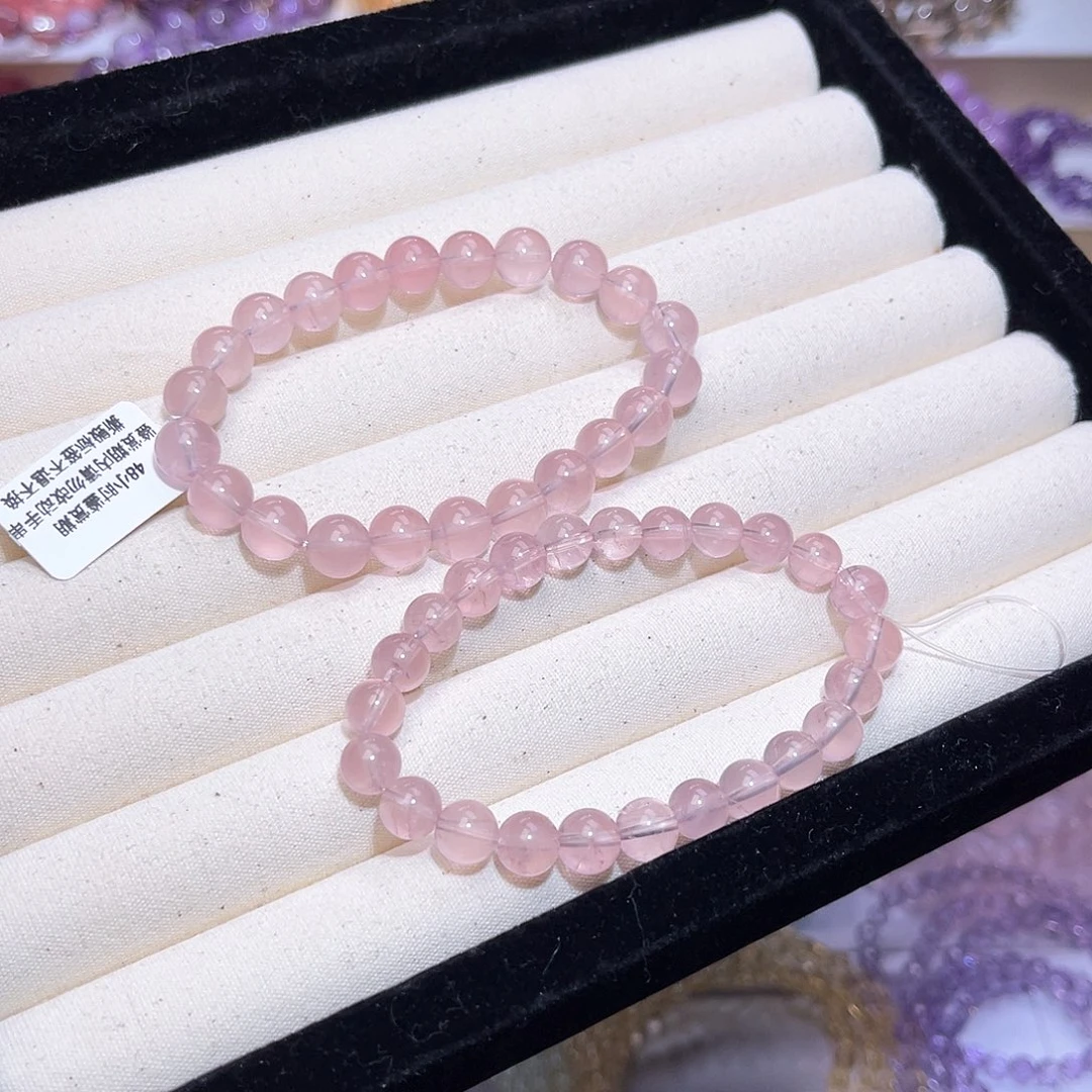 水晶手链未镶嵌l****i天然水晶6-7