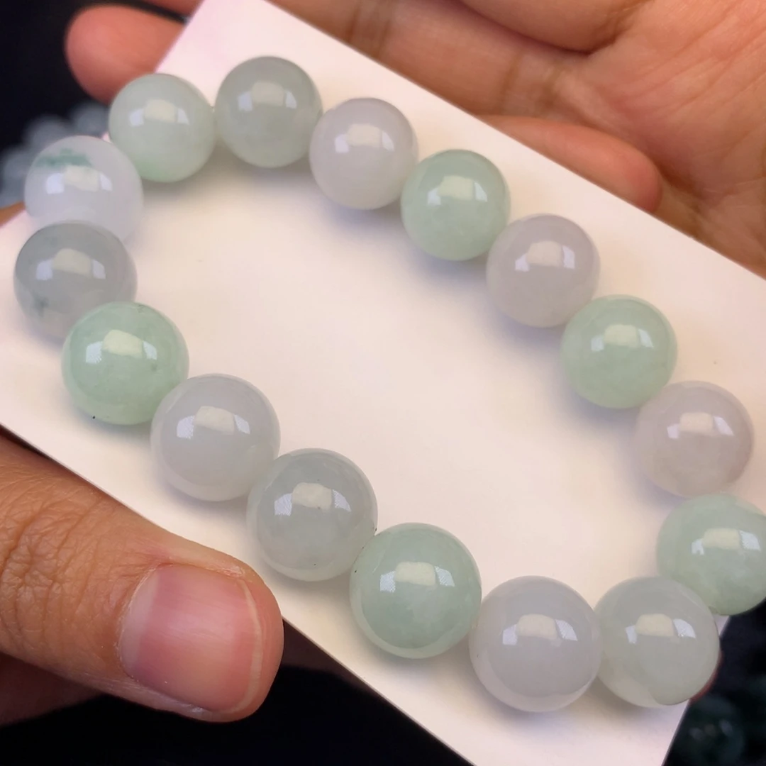 翡翠未镶嵌颈饰天然缅甸翡翠A货卡12.2