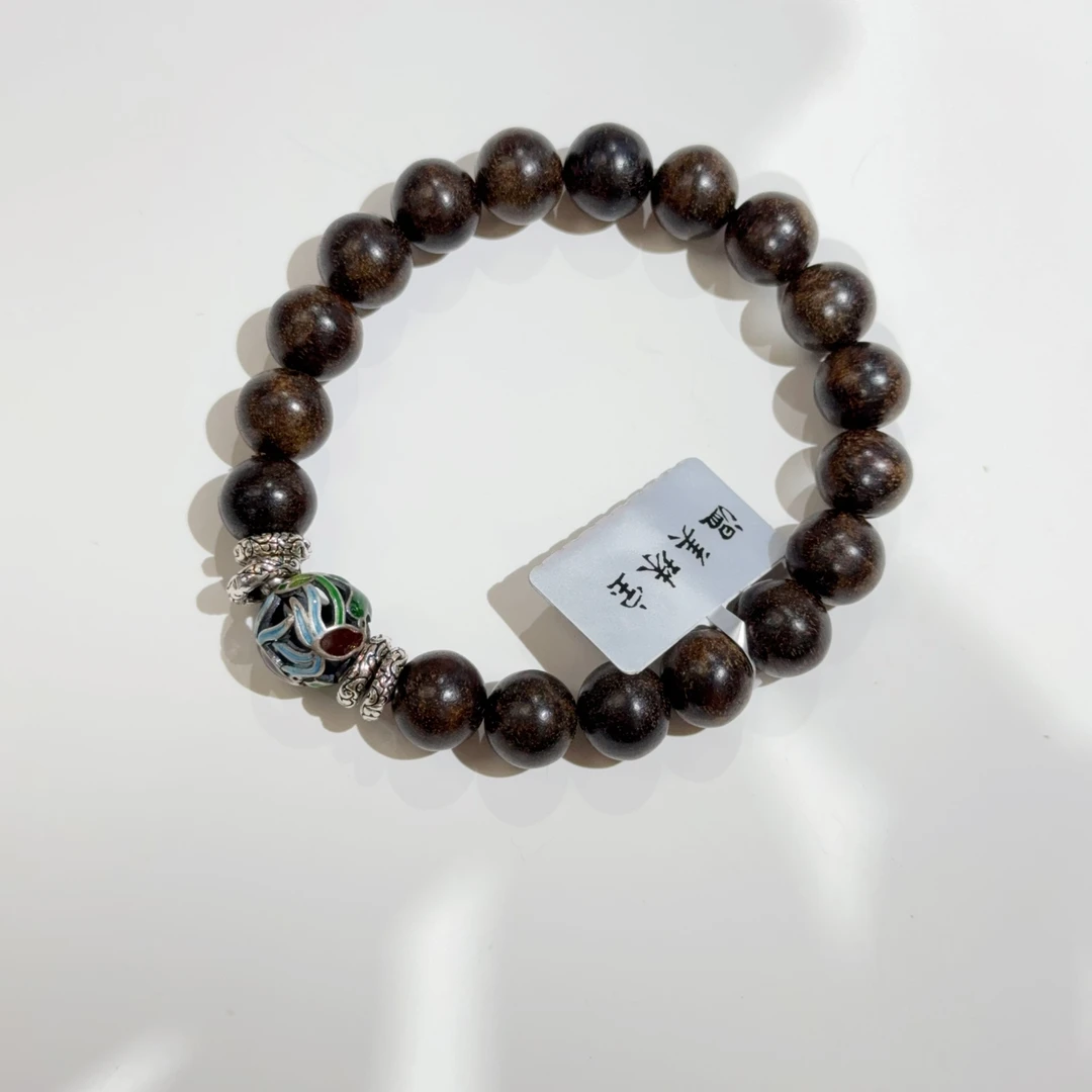 925银手链 原创设计款单圈简约时尚百搭女款手串手链紫10mm